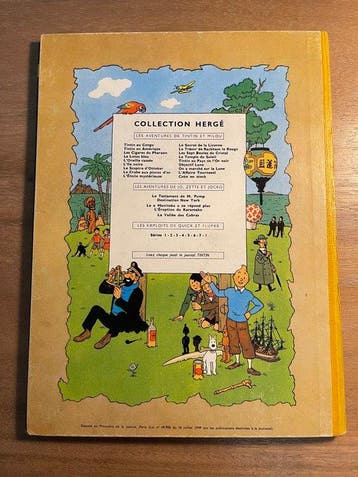 Tintin T19 - Coke en Stock - B25 - C - 1 Album - Réédition -, Livres, BD