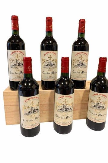 2008 Clos des Moines - Lalande-de-Pomerol - 6 Bouteilles, Nieuw