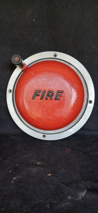 Decoratieve bel - Verenigde Staten - Fire Bell, Antiek en Kunst, Antiek | Wandborden en Tegels