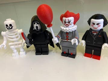 Lego Minifiguur - Replika Lego - Minifigures - Pennywise IT, Nieuw