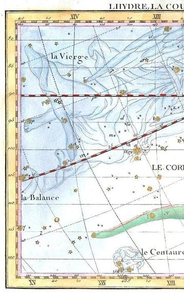 Astronomy, Costellations - Hydra, Corvus, Crater; Flamsteed