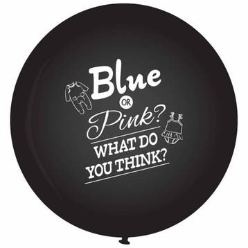 Gender Reveal Ballon 90cm, Verzenden