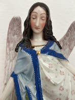 Beeld, Ange Gardien avec enfant Jesus - 32 cm - Prestigieus