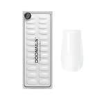 Doonails - Soft Gel Press Ons - Snow White Short Coffin, Verzenden, Nieuw