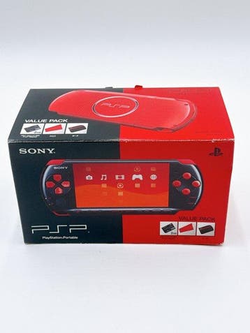 Sony - Sony PSP-3000 Black Red Value Pack PSPJ-30017 Tested, Nieuw