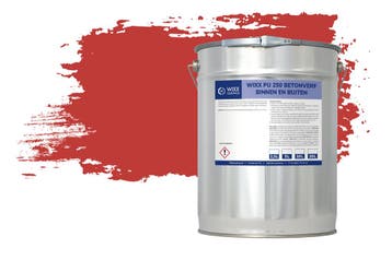 Wixx PU 250 Betonverf Buiten en Binnen RAL 3020 |, Doe-het-zelf en Bouw, Verf, Beits en Lak, Verzenden, Nieuw