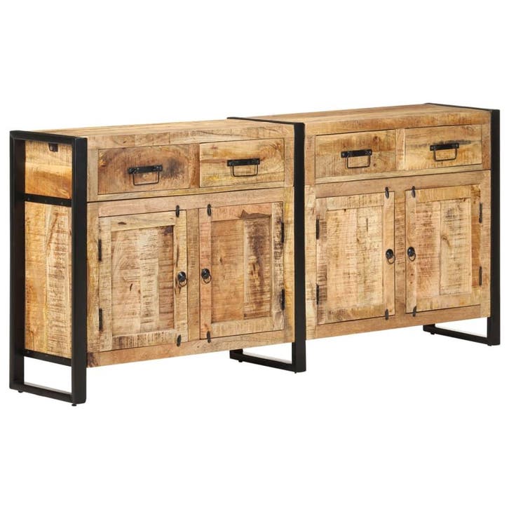 vidaXL Dressoir 172x35x80 cm massief mangohout, Huis en Inrichting, Kasten | Dressoirs, Nieuw, Verzenden