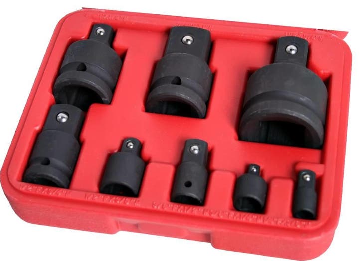 TM 8 Delige Verloop doppenset/adapterset kracht, Autos : Divers, Outils de voiture, Envoi