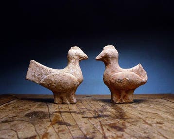 Oud-Chinees, Han-dynastie Keramiek keramische vogelvormige