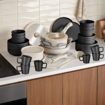 Keukenstartersset voor 6 personen met servies, Nieuw