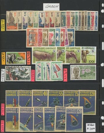 Gabon - COTE +1000 - Gabon / Ghana - Issu dun stock