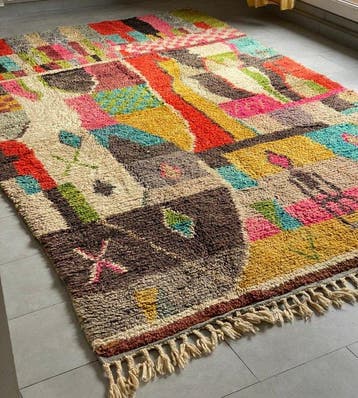 “Colours of the Atlas” - Handmade Moroccan Berber Rug -, Nieuw