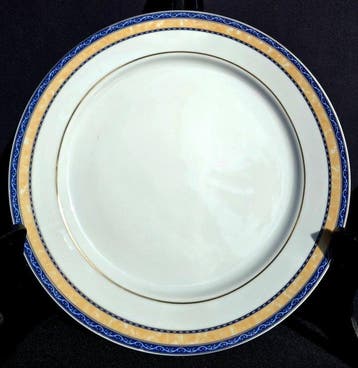 Limoges - Tafelservies voor 12 (41) - 24 kt goud, gemarmerd