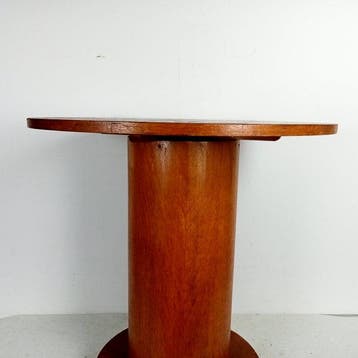 Bijzettafel - met eiken gefineerd multiplex - Brutalische, Antiek en Kunst