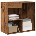 vidaXL Cosmeticakast 80x40x75 cm bewerkt hout oud, Huis en Inrichting, Verzenden, Nieuw