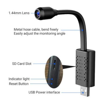 Mini Security Camera met WiFi - Buigbaar 1080p HD Camcorder, Verzenden, Nieuw