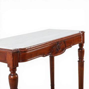 Wandtafel - Mahonie, Marmer - Neoclassieke stijl