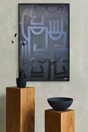 Bamèr - Black on black, can you see it - (XL), (unique work)