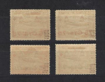 Spanje 1927 - Rode Kruis 3e Luchtvaartafdeling, Gestempeld