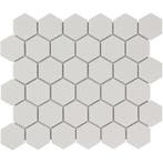 Wand & Vloer Mozaïek Tegels Factory Hexagon Keramiek Wit..., Keramiek, Nieuw, Ophalen of Verzenden, 20 tot 40 cm