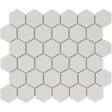 Wand & Vloer Mozaïek Tegels Factory Hexagon Keramiek Wit..., Doe-het-zelf en Bouw, Tegels, Keramiek, Nieuw, Ophalen of Verzenden