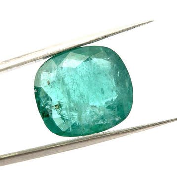 Sans prix de réserve Vert Émeraude - 10.86 ct -