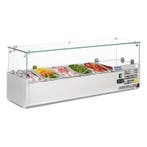 Opzetkoelvitrine | 5x 1/4 GN | +2°C/+8°C |, Verzenden