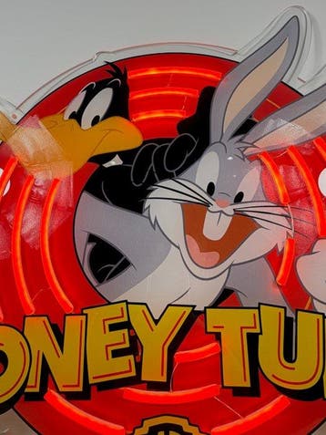 Looney Tunes - Neonlichtbord - plexiglas, Nieuw in verpakking