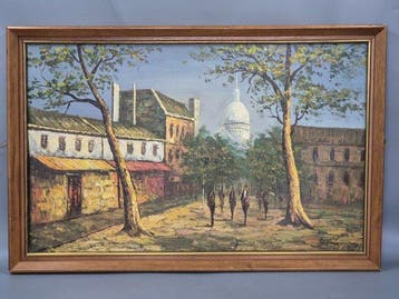 European School (XX-XXI) - Historische Straßenszene mit
