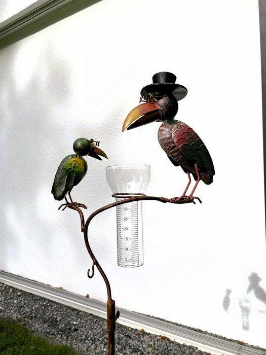 Figuur - Regenmeter - 1 mtr 36 - IJzer, Antiquités & Art, Curiosités & Brocante