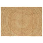 vidaXL Vloerkleden Naturel 120 x 170 cm Jute, Verzenden, Nieuw