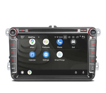 Autoradio Android 10.0 Lcd Táctil 8  vw Pour Seat Y Skoda Ca, Verzenden, Nieuw