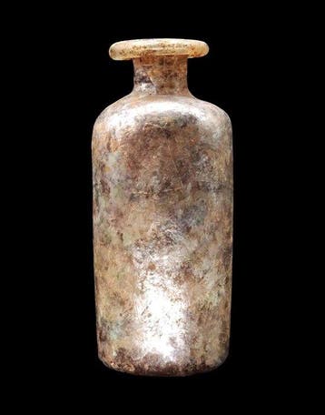 Oud-Romeins - Romeinse glazen fles - 1e / 3e eeuw na Chr.
