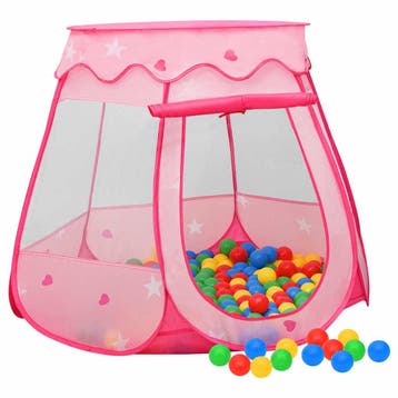 vidaXL Kinderspeeltent 102x102x82 cm roze, Verzenden, Nieuw