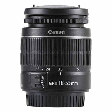 Canon EF-S 18-55mm f/3.5-5.6 III met garantie, Ophalen of Verzenden, Gebruikt