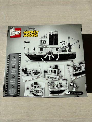 Lego Set - 21317 - Mickey Mouse - Steamboat Willie, Nieuw