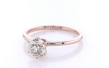 Zonder minimumprijs - Ring - 14 karaat Roségoud - 0.91ct., Nieuw