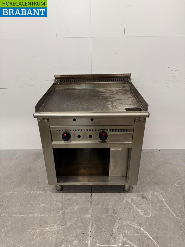 RVS Casta Teppanyaki grill bakplaat grillplaat 80 cm GAS, Zakelijke goederen, Horeca | Keukenapparatuur, Ophalen of Verzenden