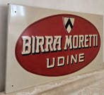 Moretti - Reclameplaat Birra Moretti - Carlo Moretti -, Antiek en Kunst