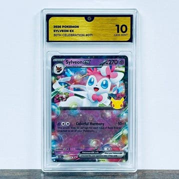 Pokémon Graded card - Sylveon ex 071- 30th Anniversary –, Nieuw