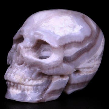 85 g 5,10 × 3,90 cm agate noble Voodoo magie crâne Bandachat