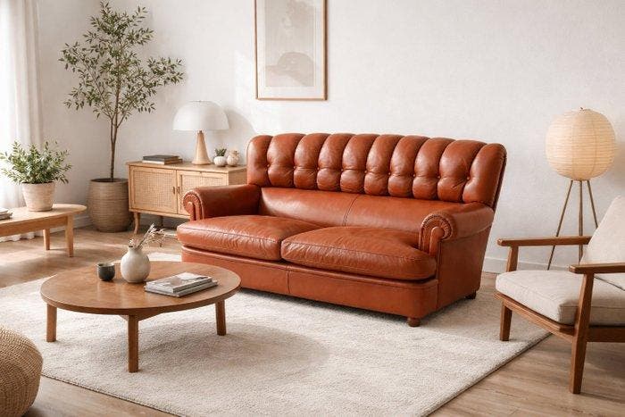 Poltrona Frau - mod. Chester vintage anni ’60/’70 –, Antiek en Kunst, Kunst | Designobjecten