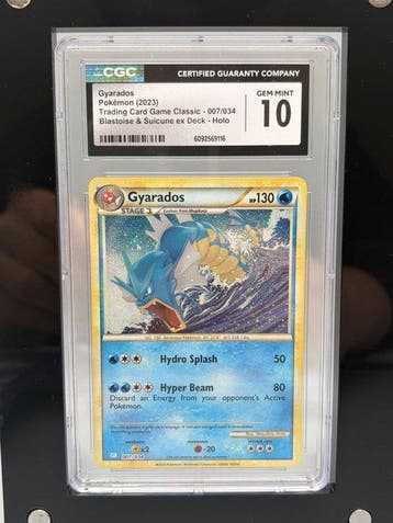 Pokémon Graded card - Gyarados, Blastoise & Suicune ex Deck, Hobby en Vrije tijd, Verzamelkaartspellen | Pokémon, Nieuw