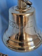Scheepsbel - Zeemeeuw II - Messing - Met allemansend, Antiek en Kunst