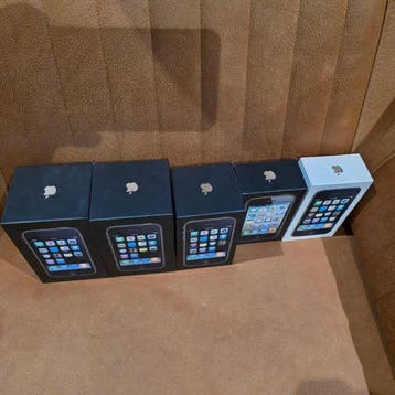 Apple Lot 5x Orignal Apple iPhone 3G and 3GS BOXES - iPhone, Nieuw