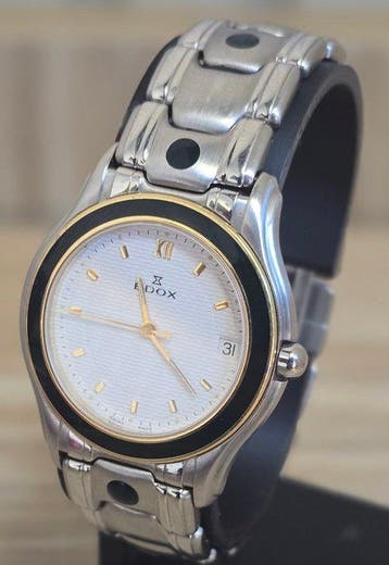 Edox - Sapphire Crystal – Swiss Made (Eta Quartz) 35mm. -, Nieuw