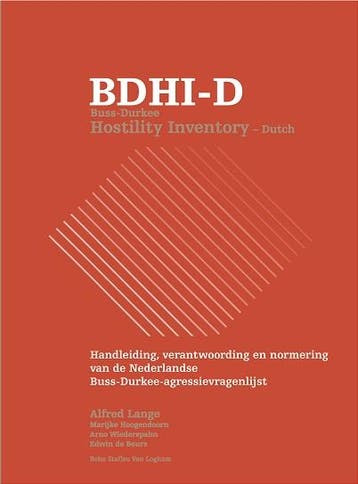 BDHI-D Buss-Durkee-Hostility Inventory - Dutch Handleiding /, Verzenden, Gelezen, A. Lange