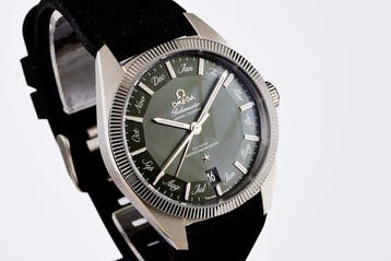 Omega - Globemaster Green Pie Pan Dial Co-Axial Master, Nieuw