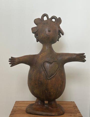 Juan García Ripollés (1932) - Sculpture, Maternidad - 58 cm, Antiek en Kunst