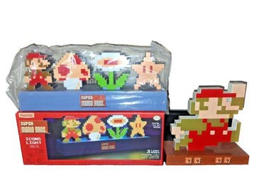 Nintendo, Paladone - Nes - Super Mario Bros Collection Led, Nieuw